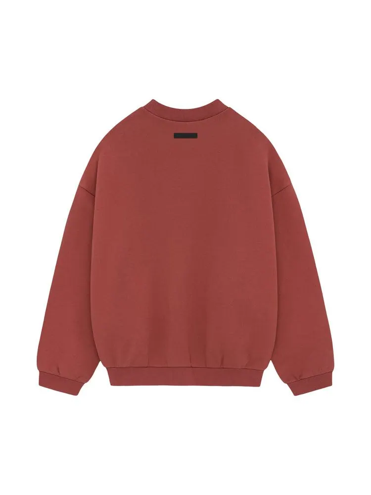 Свитер Fear of God Essentials Heavy Fleece Crewneck — изображение 2 из 2, красный