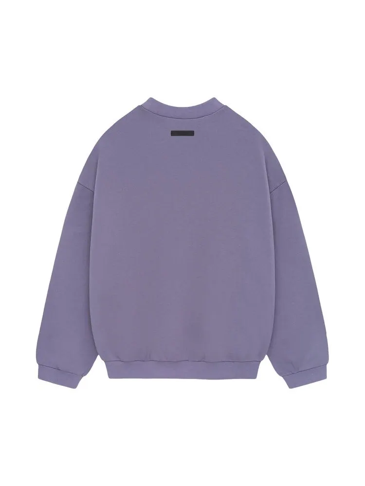 Свитер Fear of God Essentials Heavy Fleece Crewneck — изображение 2 из 2, фиолетовый