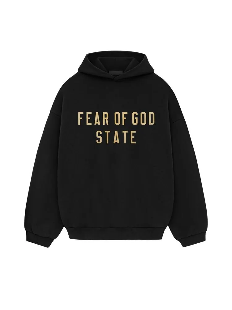 Худи Fear of God Essentials Fleece Black — изображение 1 из 2