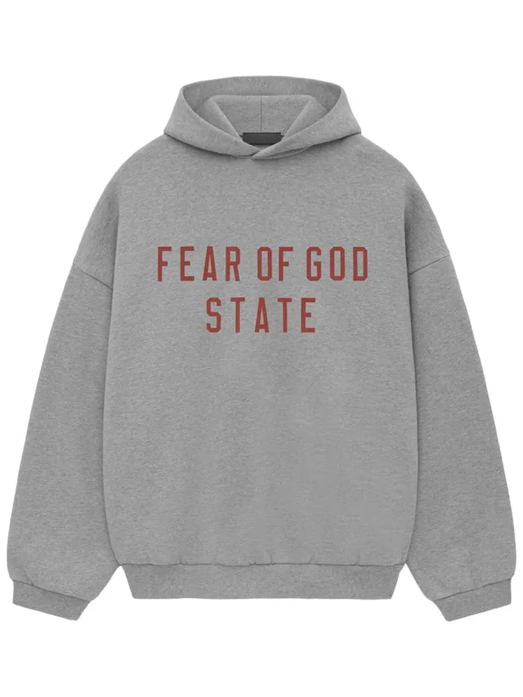 Худи Fear of God Essentials Fleece Hoodie 'Dark Heather' — изображение 1 из 2, серый