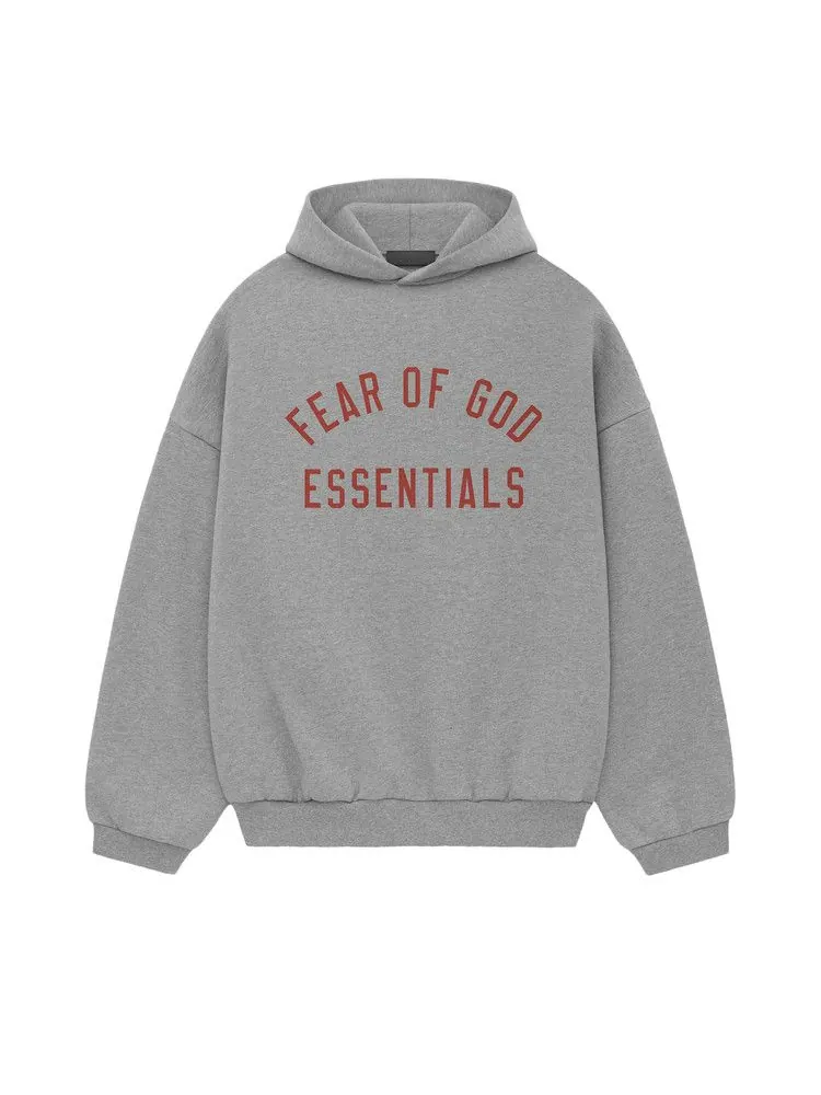 Худи Fear of God Essentials Fleece Hoodie — изображение 1 из 2, серый