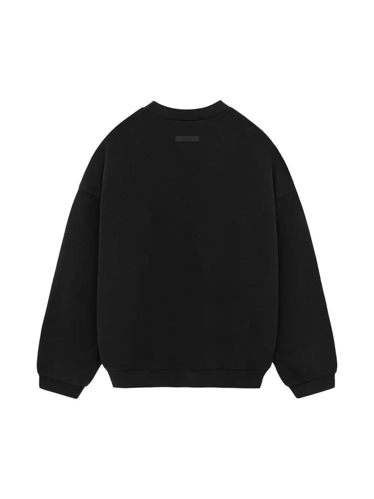Свитер Fear of God Essentials Fleece Crewneck — изображение 2 из 2, черный
