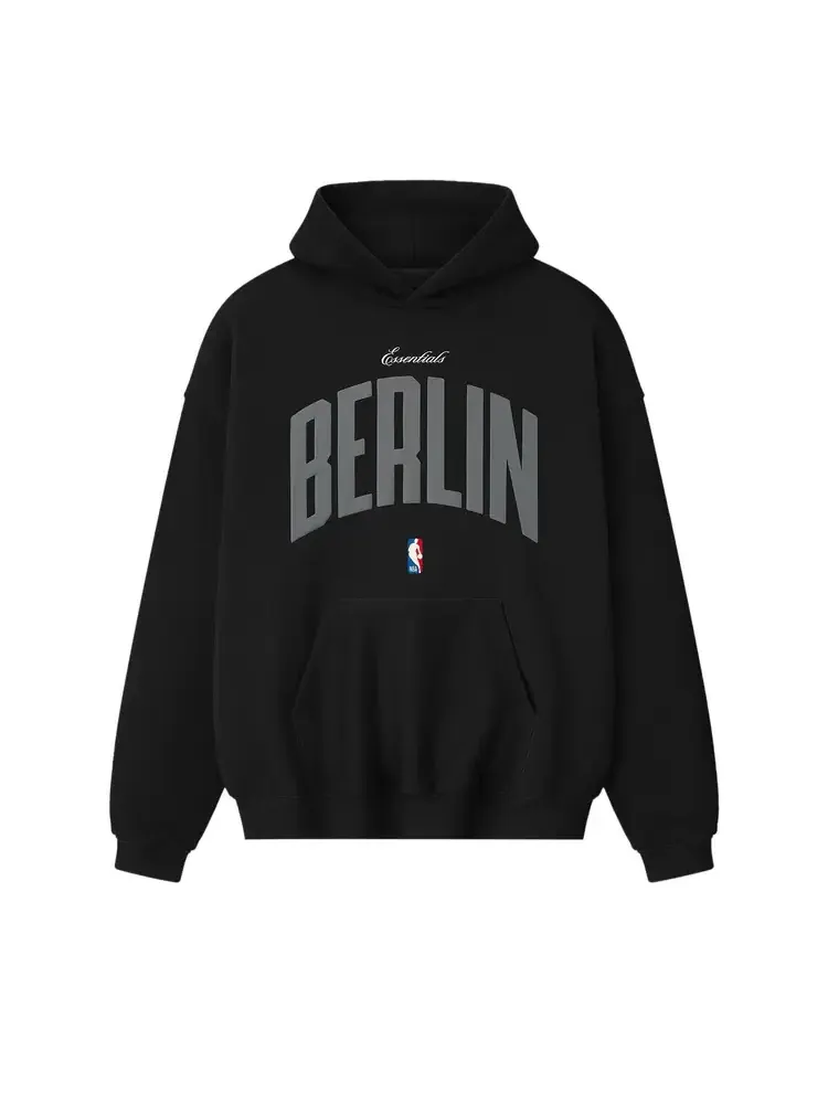 Худи Fear of God Essentials NBA Berlin 90s — изображение 1 из 2, черный