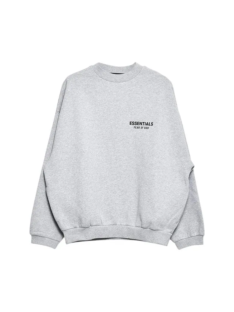 Свитер Fear of God Essentials Fleece Crewneck — изображение 1 из 2, светлый серый