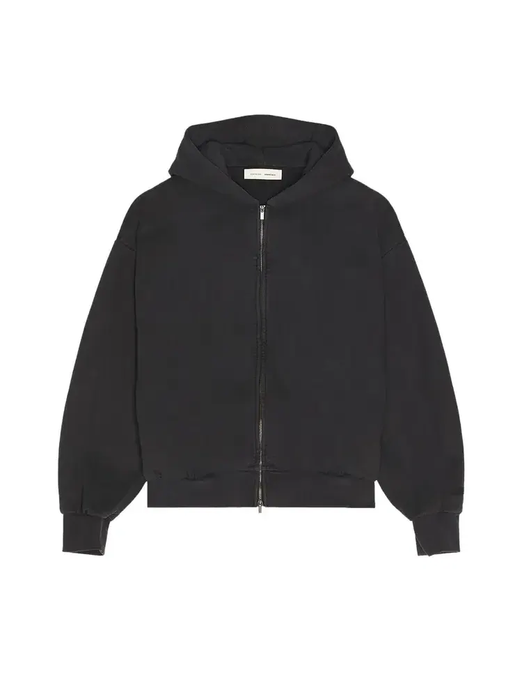 Классическое худи на молнии Fear of God Essentials — изображение 1 из 2, черный