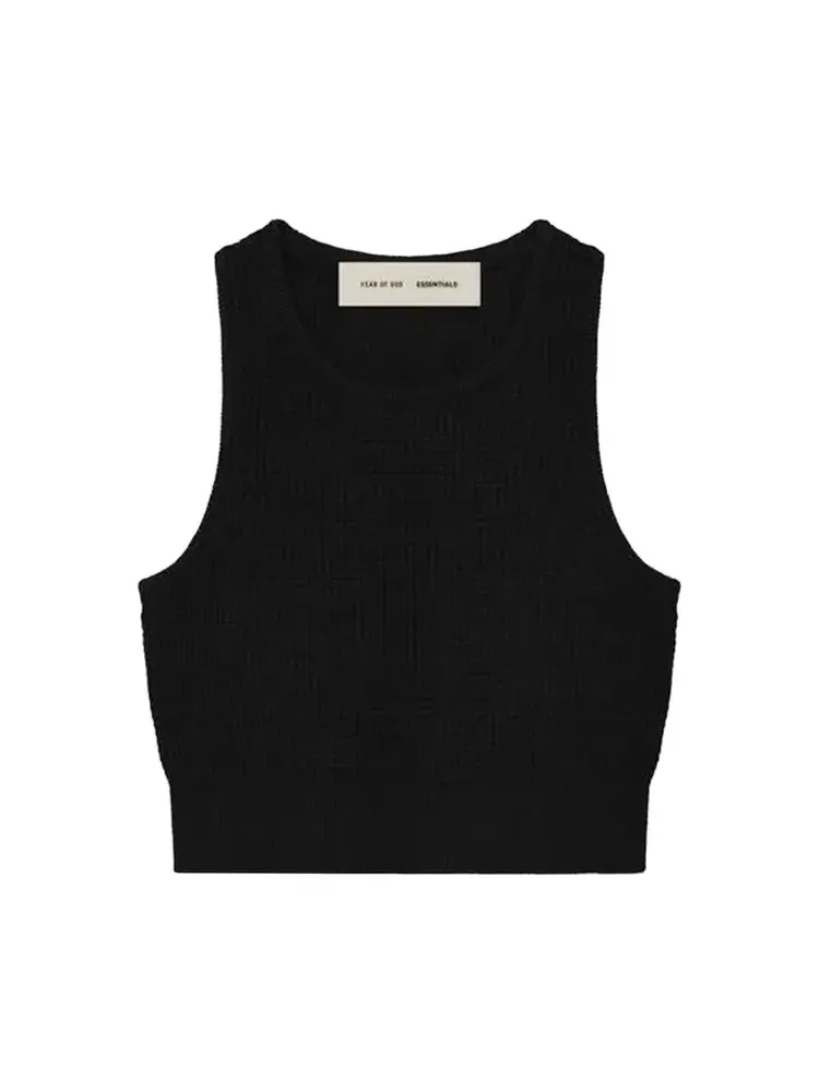 Спортивная майка Fear of God Essentials Waffle Sport Tank — изображение 1 из 3, черный