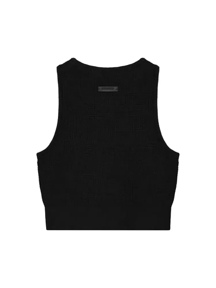 Спортивная майка Fear of God Essentials Waffle Sport Tank — изображение 2 из 3, черный