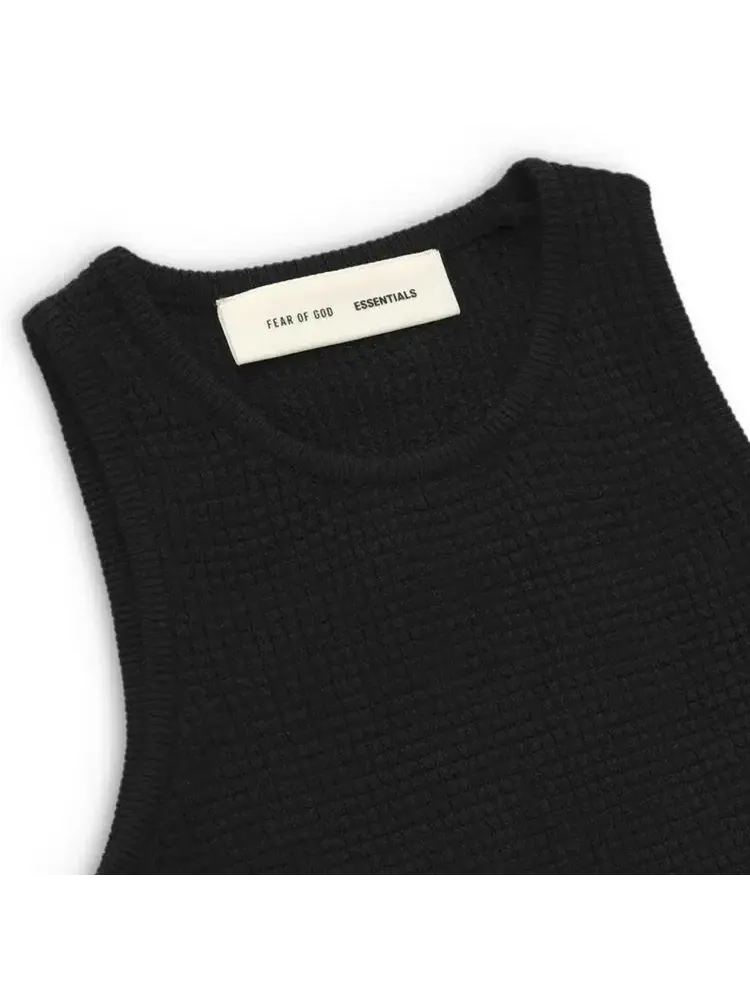 Спортивная майка Fear of God Essentials Waffle Sport Tank — изображение 3 из 3, черный