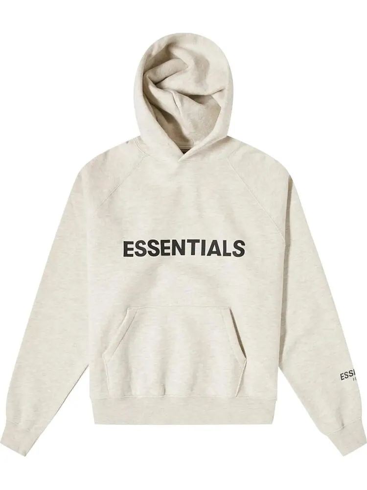 Худи Fear of God Essentials Hoodie 'Oatmeal' — изображение 1 из 1, серый