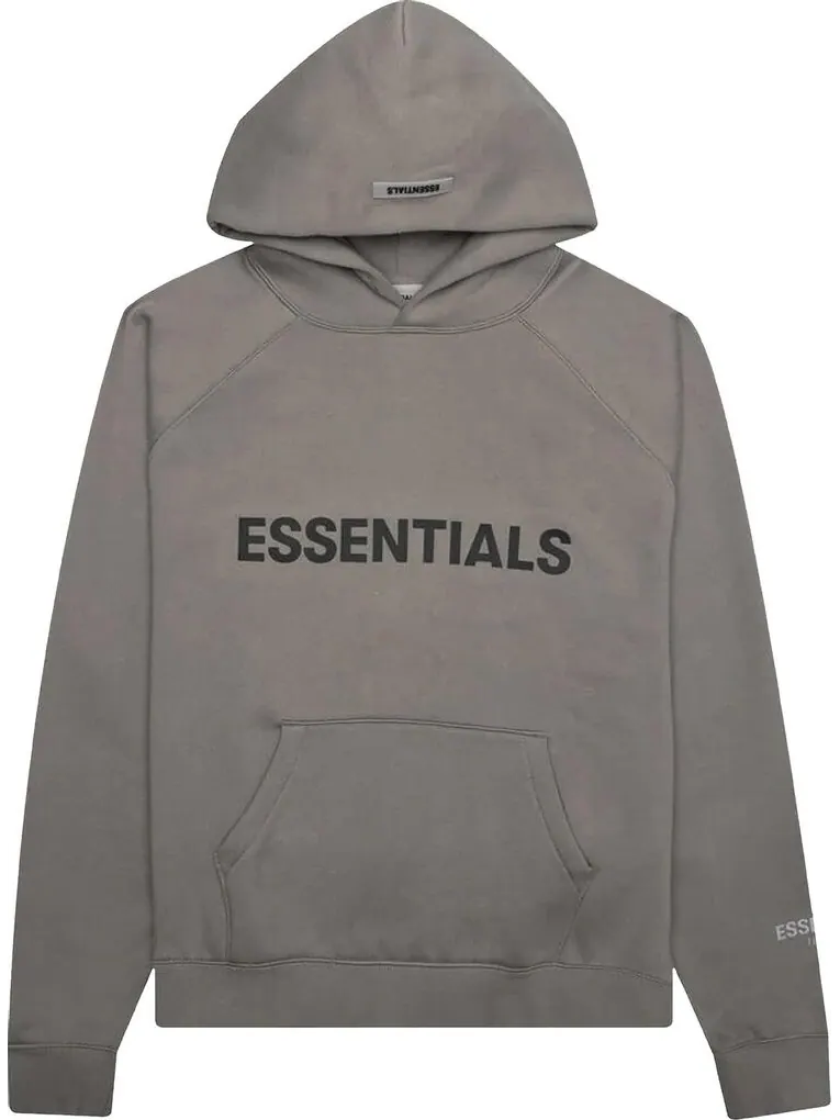 Худи Fear of God Essentials Pullover Hoodie 'Stone' — изображение 1 из 1, серый