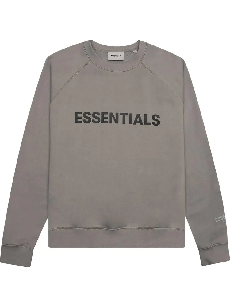 Пуловер Fear of God Essentials Pullover Crewneck 'Stone' — изображение 1 из 1, серый
