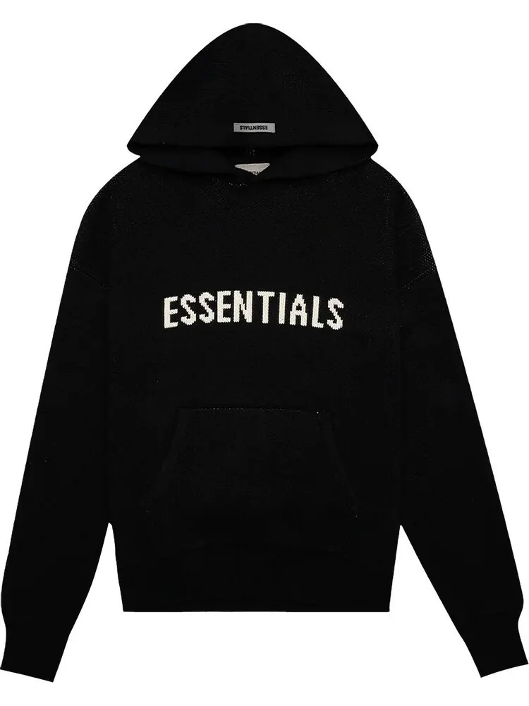 Свитер Fear of God Essentials Knit Sweater 'Black' — изображение 1 из 1, черный