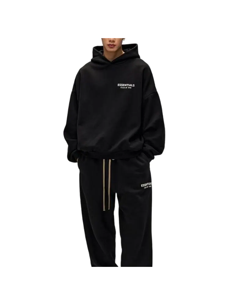 Худи Fear of God Essentials Fleece — изображение 1 из 5, черный