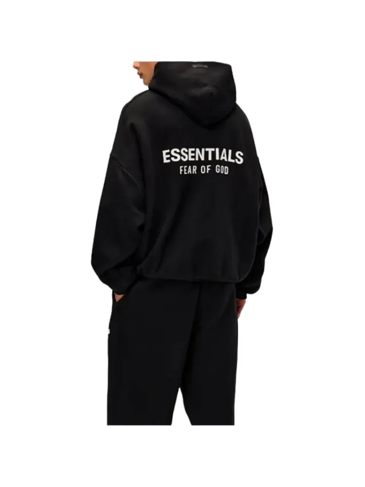Худи Fear of God Essentials Fleece — изображение 4 из 5, черный