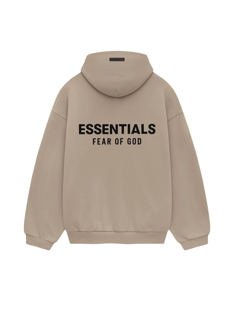 Худи Fear of God Essentials Fleece Hoodie II Desert Sand — изображение 2 из 2, желто-коричневый