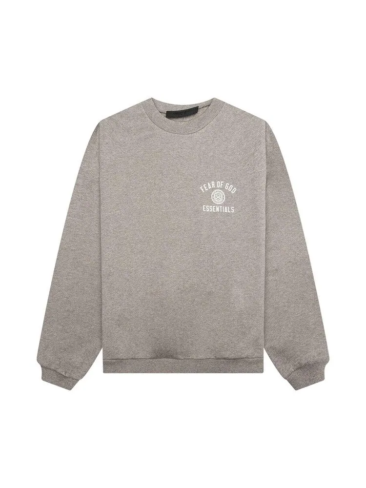 Свитер Fear of God Essentials Fleece Crewneck — изображение 1 из 2, серый
