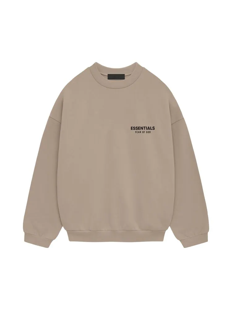 Толстовка Fear of God Essentials Fleece Crewneck II Desert Sand — изображение 1 из 2, желто-коричневый