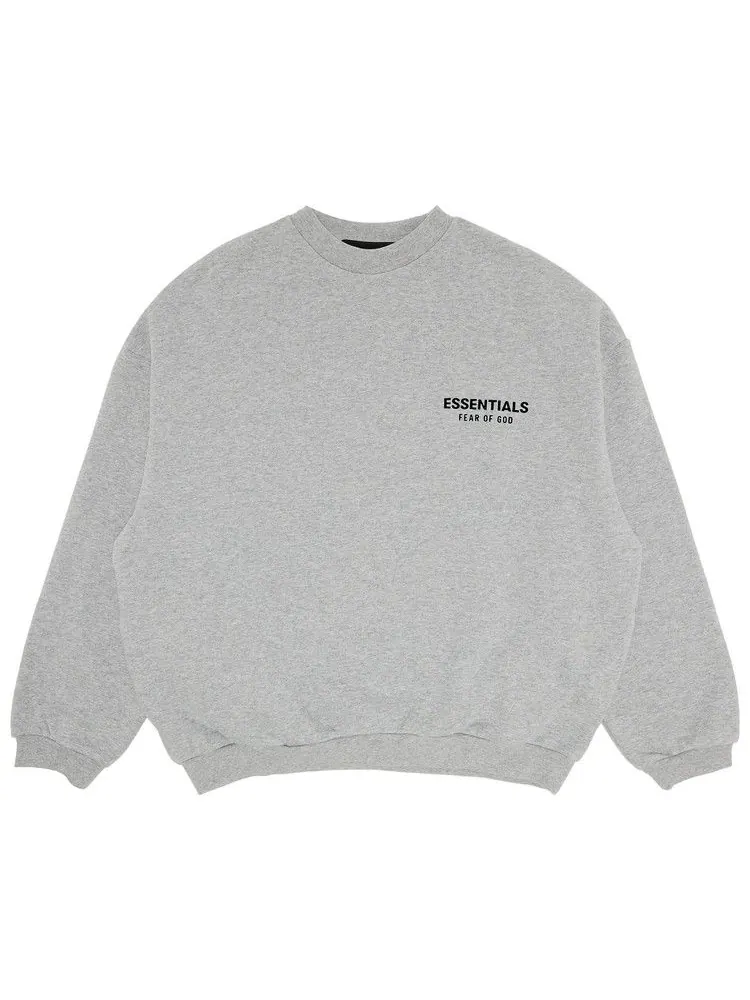 Свитер Fear of God Essentials Fleece Crewneck II — изображение 1 из 3, светлый серый
