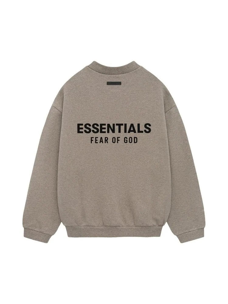 Свитер Fear of God Essentials Fleece Crewneck II — изображение 2 из 2, серый