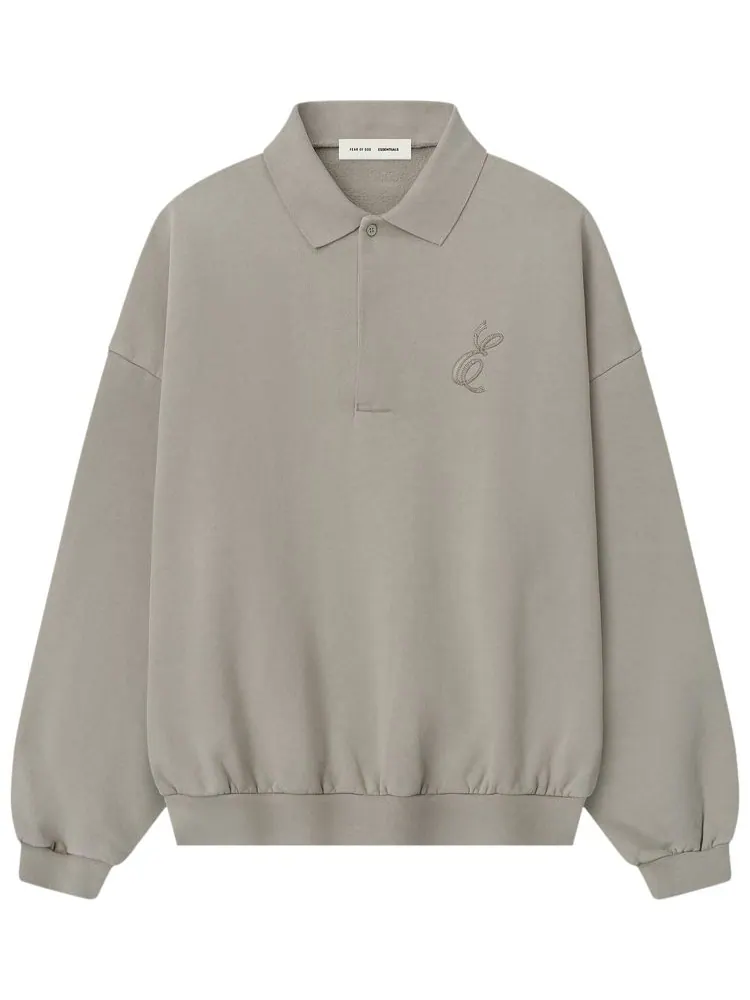 Классическая толстовка-поло Fear of God Essentials — изображение 1 из 2, серый