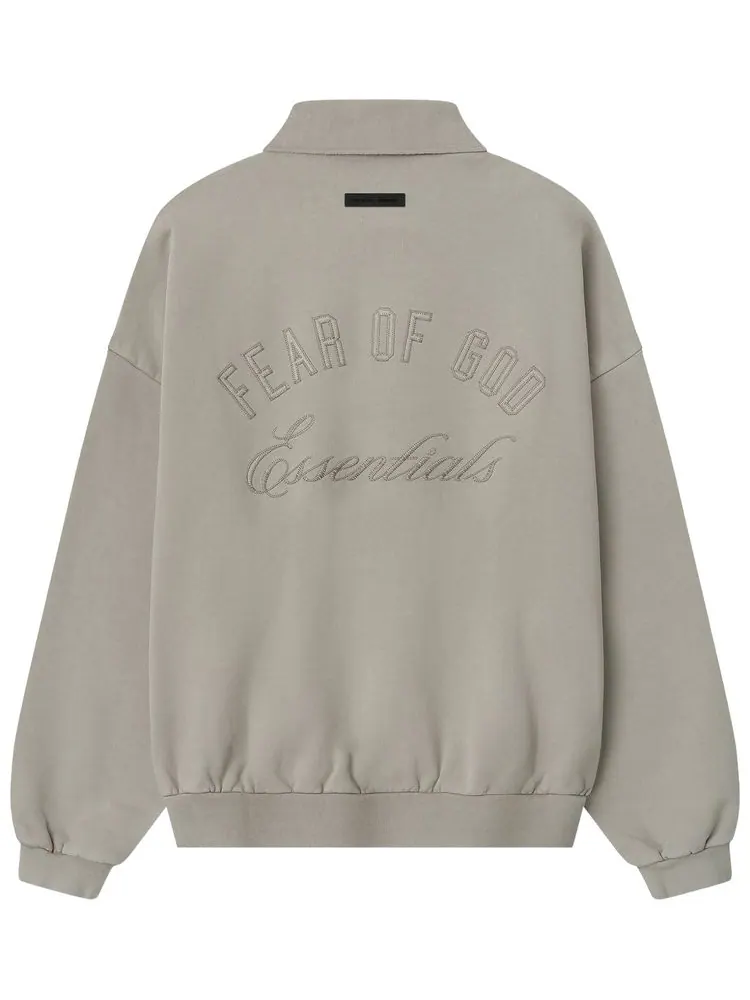 Классическая толстовка-поло Fear of God Essentials — изображение 2 из 2, серый