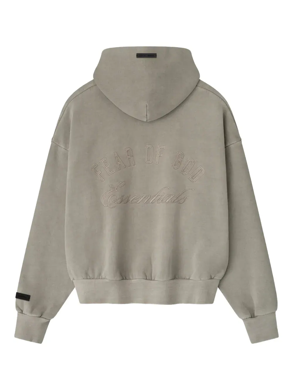 Толстовка Fear Of God Essentials Classic Full Zip — изображение 2 из 3, серый