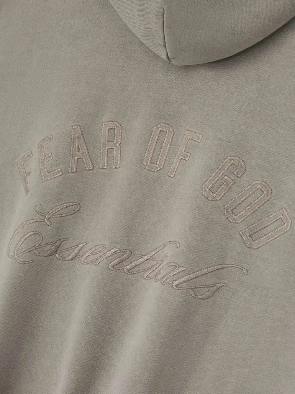 Толстовка Fear Of God Essentials Classic Full Zip — изображение 3 из 3, серый