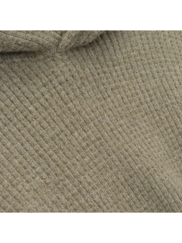 Толстовка Fear of God Essentials Heavy Waffle 90's Hoodie — изображение 3 из 3, серый