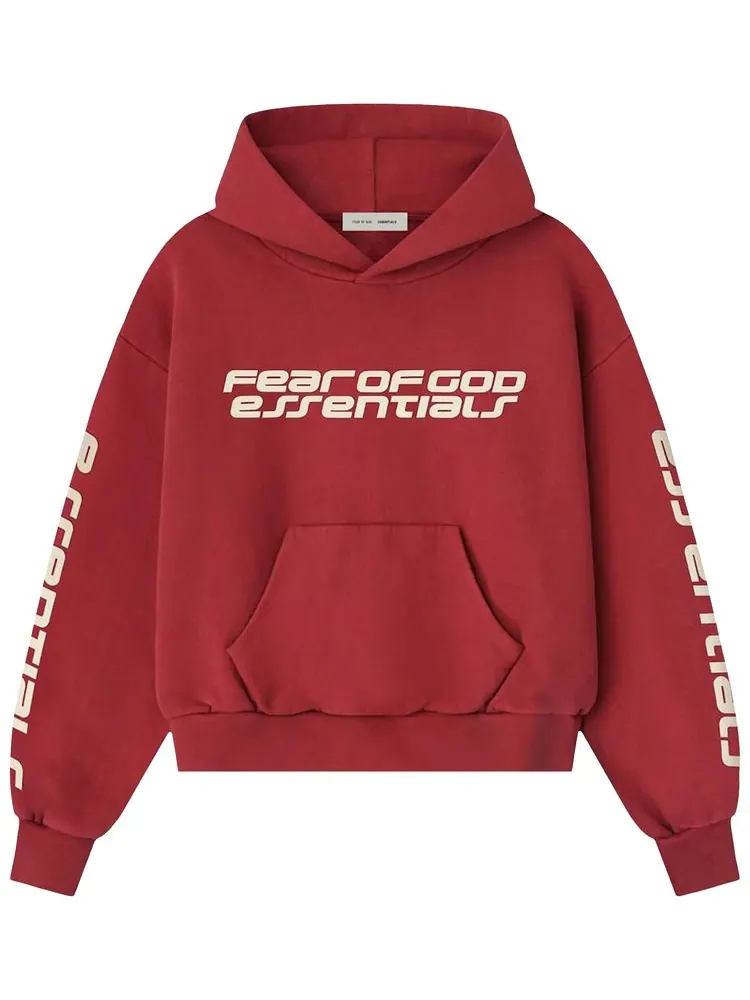 Классическая толстовка Fear of God Essentials — изображение 1 из 2, красный