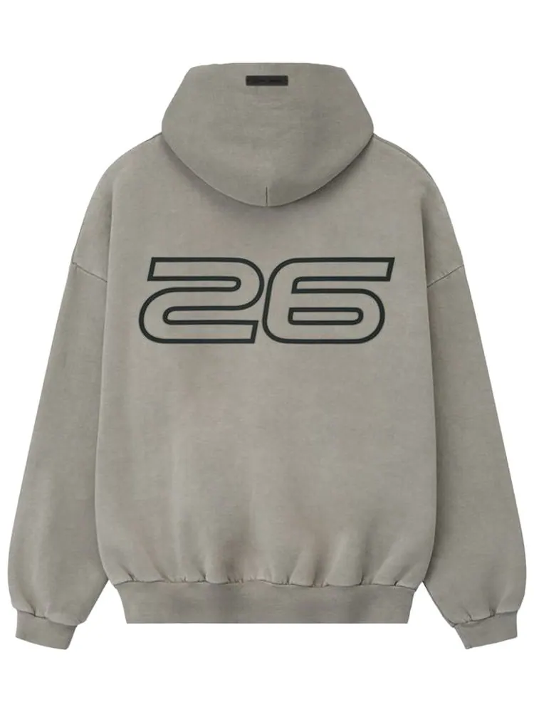 Толстовка Fear of God Essentials из плотного флиса в стиле 90-х — изображение 2 из 2, серый