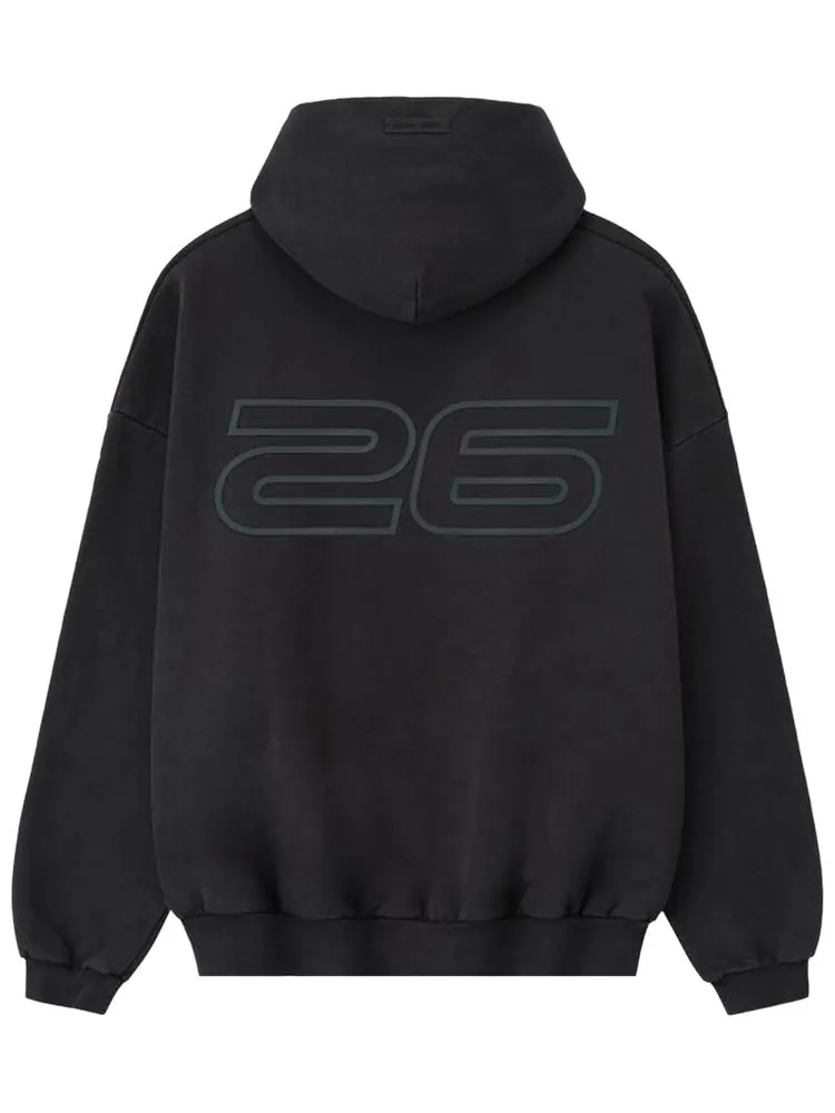 Толстовка Fear of God Essentials из плотного флиса в стиле 90-х — изображение 2 из 2, черный