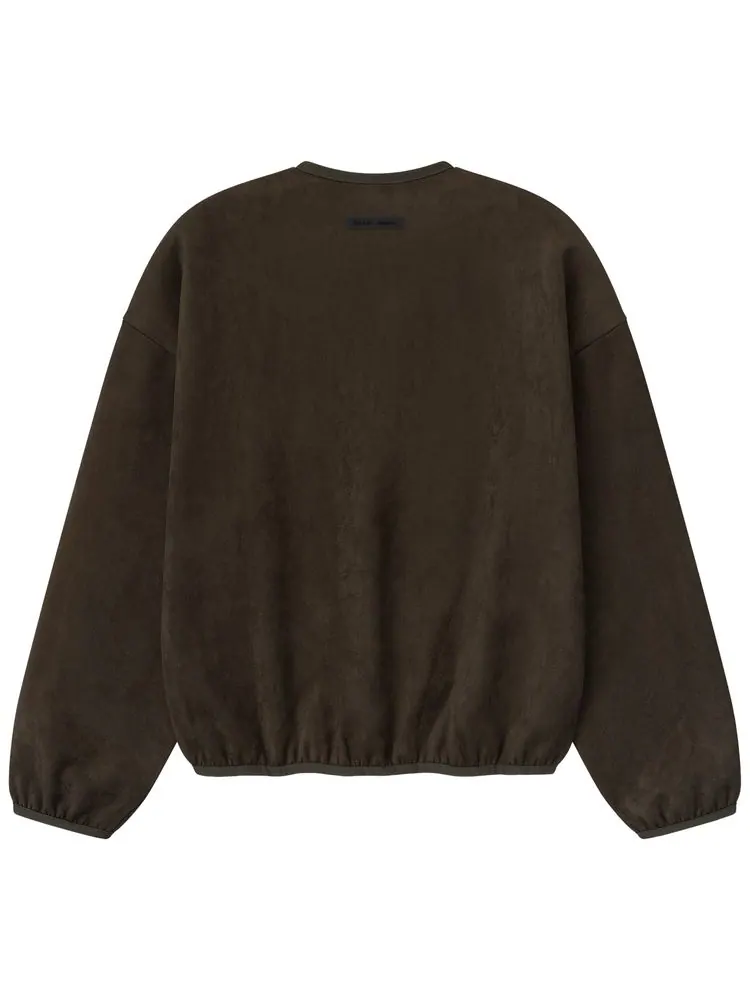 Толстовка Fear of God Essentials Modern Crewneck Sweatshirt — изображение 2 из 2, коричневый