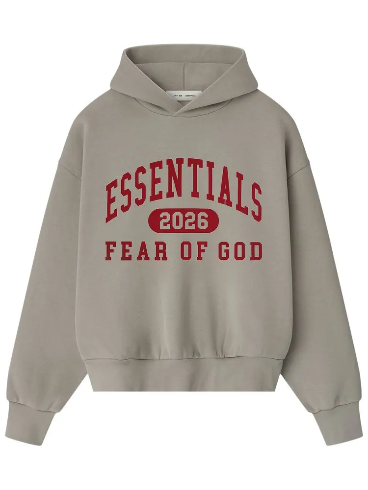 Классическая толстовка Fear of God Essentials — изображение 1 из 1, серый