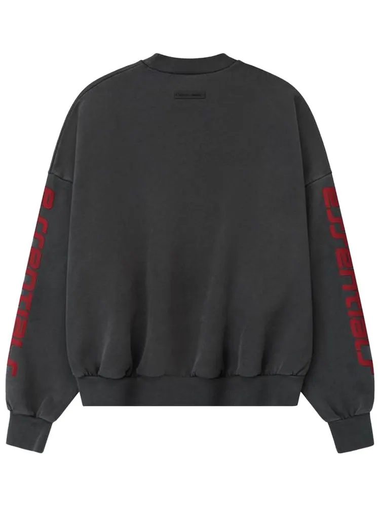 Укороченная толстовка из плотного флиса Fear of God Essentials Chicago — изображение 2 из 2, серый