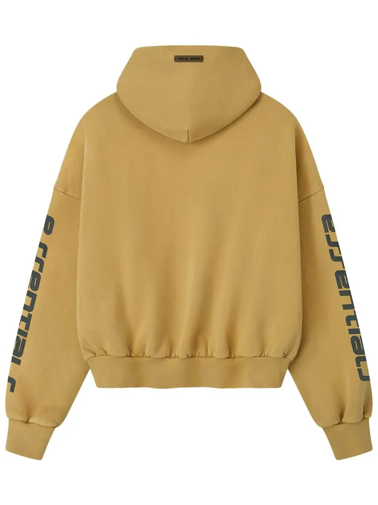 Укороченная свободная толстовка Fear of God Essentials — изображение 2 из 3, желтый