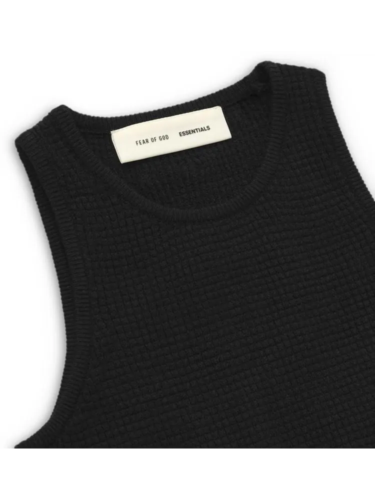 Спортивная майка Fear of God Essentials Waffle Sport Tank — изображение 3 из 3, черный