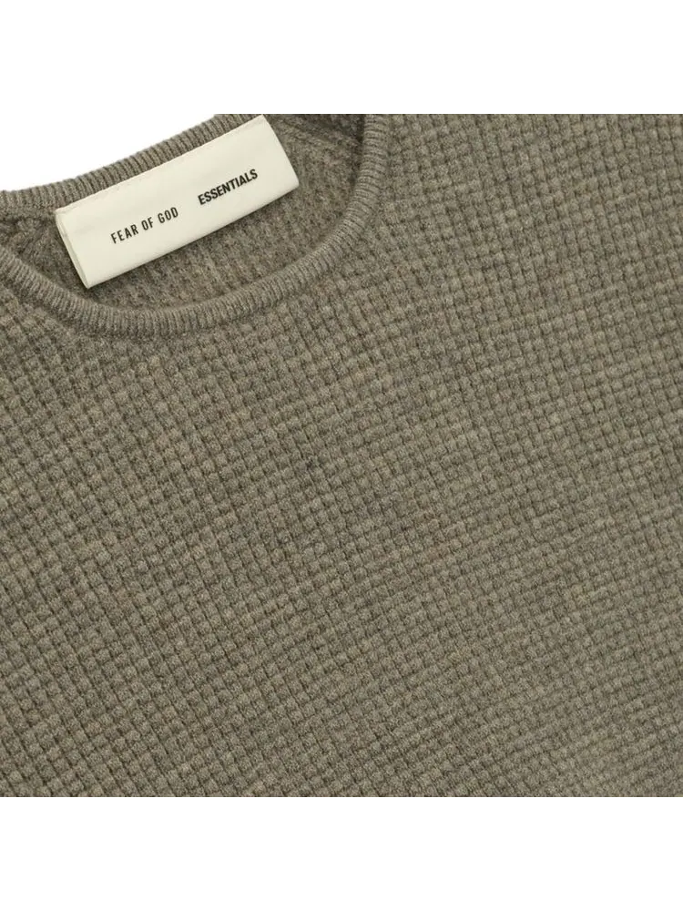 Лонгслив Fear of God Essentials Waffle — изображение 3 из 5, серый