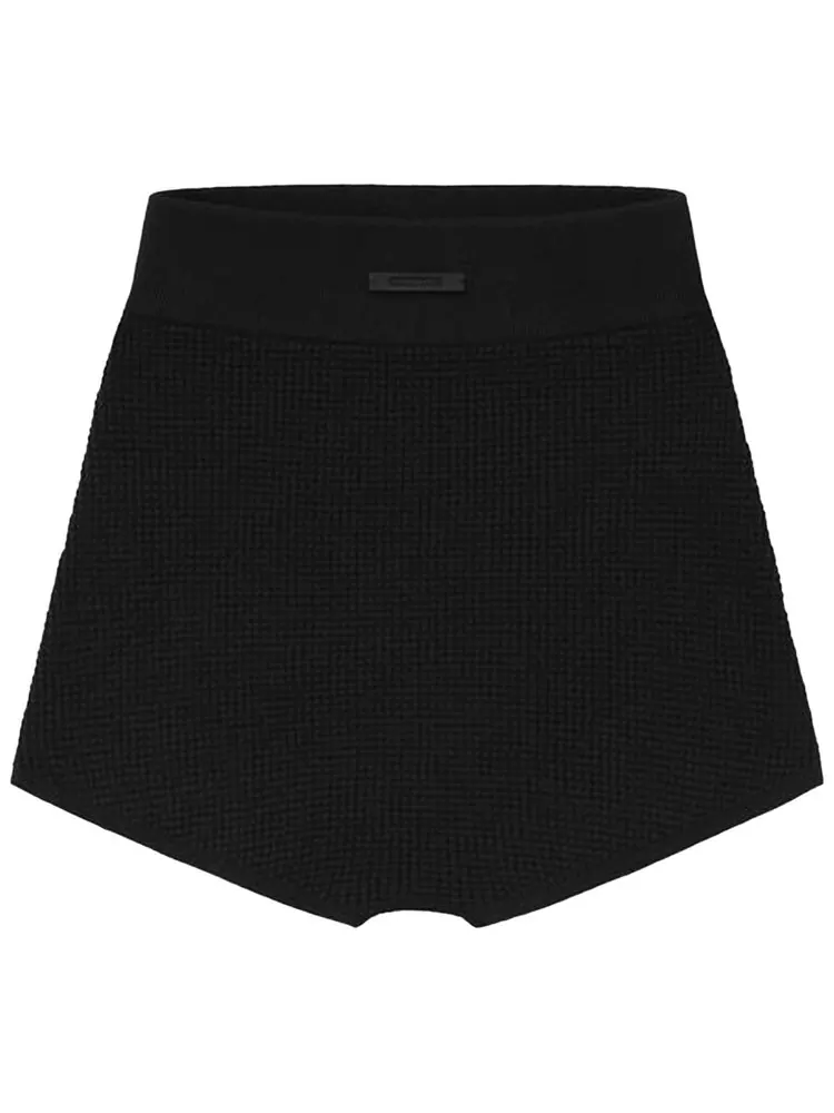 Шорты Fear of God Essentials Waffle Boy Short — изображение 1 из 3, черный