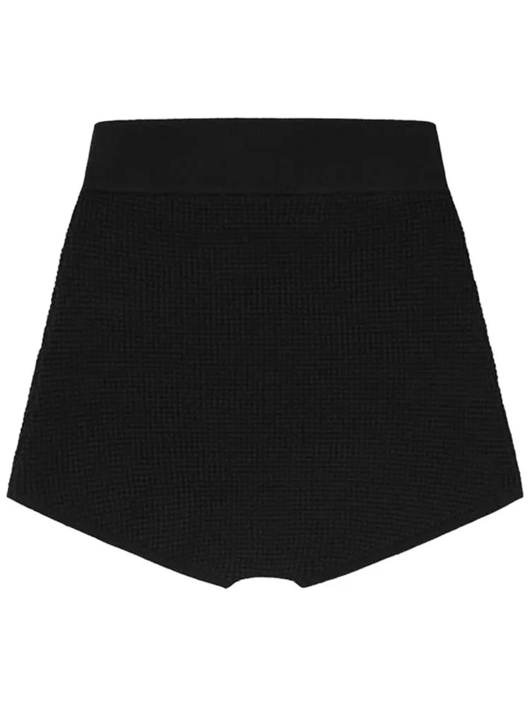 Шорты Fear of God Essentials Waffle Boy Short — изображение 2 из 3, черный