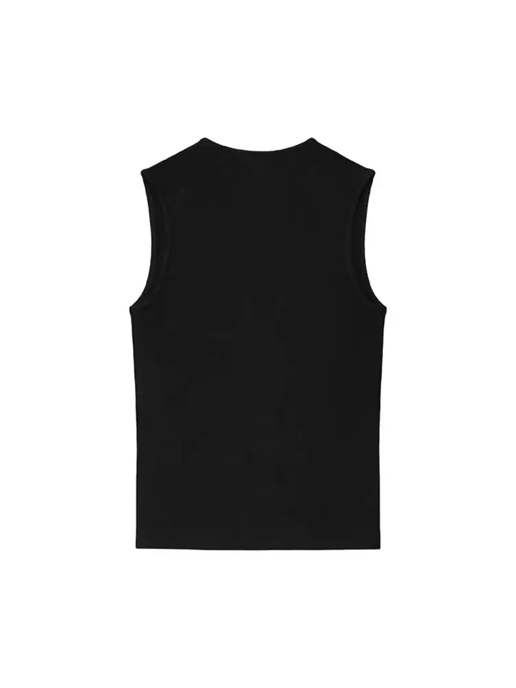 Майка Fear of God Essentials Rib Tank — изображение 2 из 3, черный