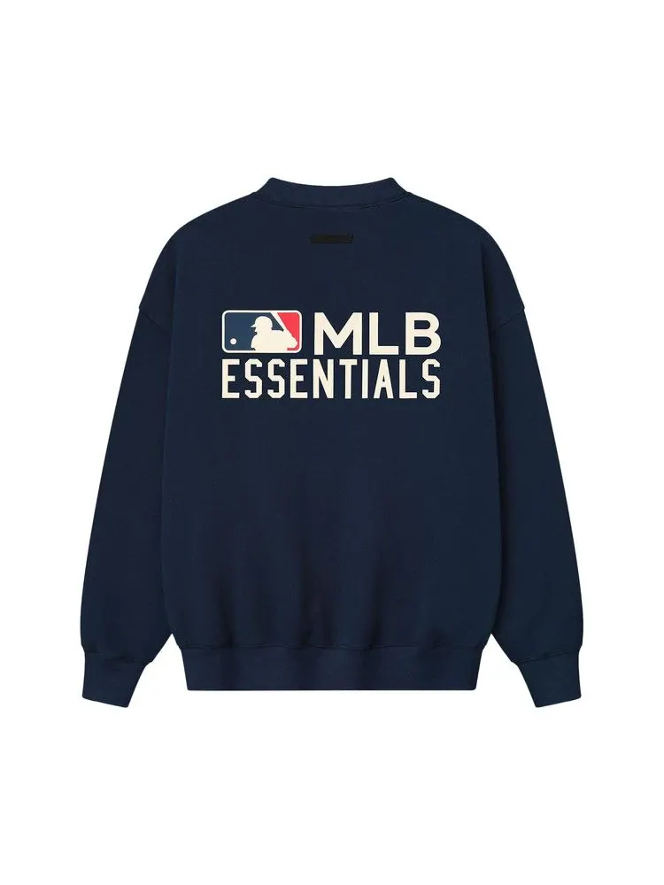 Свитер Fear of God Essentials MLB Sport Crewneck — изображение 2 из 3, темно-синий