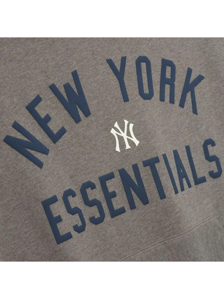 Свитер Fear of God Essentials Yankees Sport Crewneck, Homestead Heather — изображение 3 из 3, серый