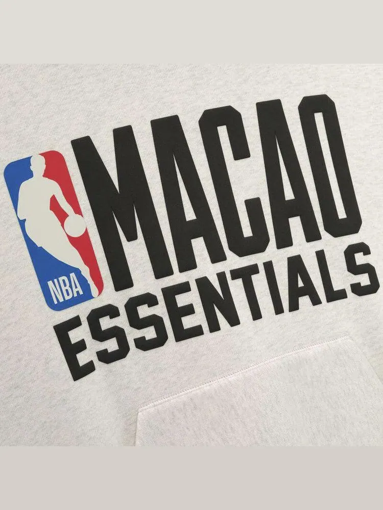 Худи Fear of God Essentials NBA Macao Sport Hoodie — изображение 3 из 3, светлый/черный