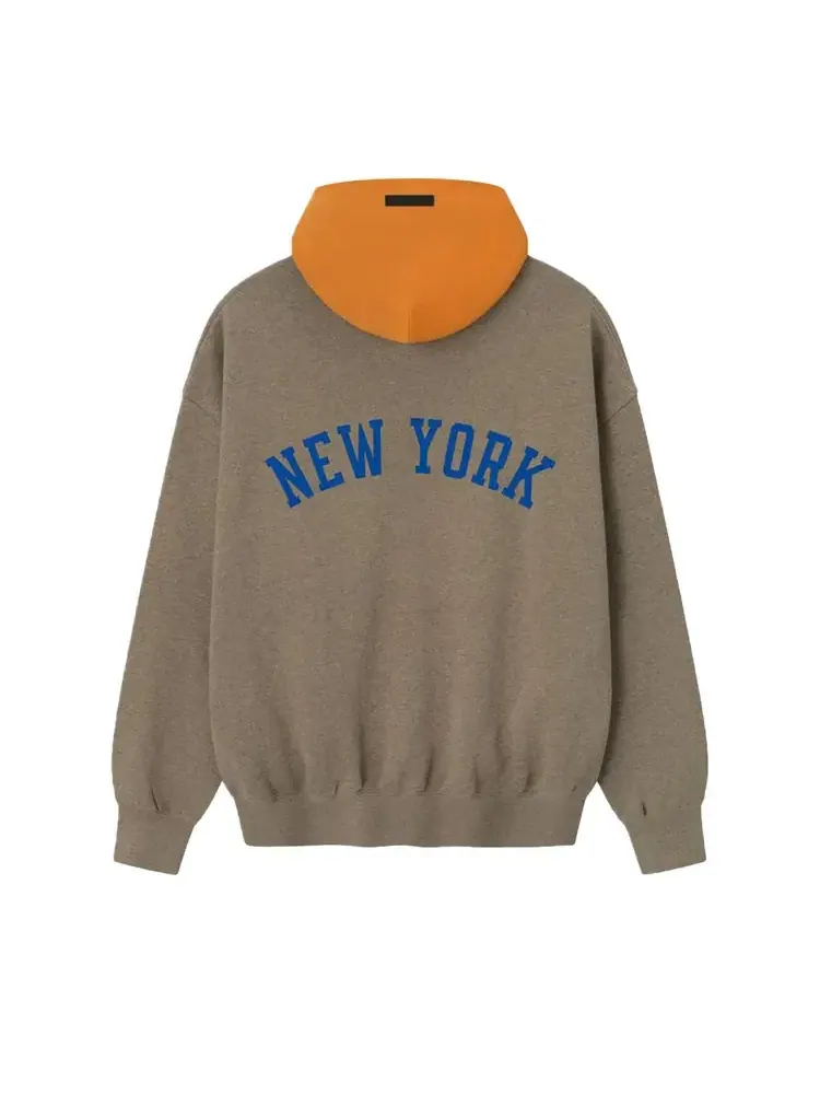 Худи Fear of God Essentials x NBA Knicks Sports Fit — изображение 2 из 2, серый