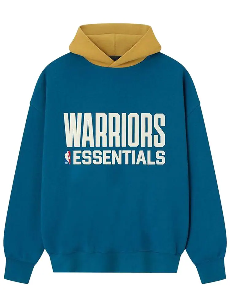 Толстовка Fear of God Essentials Warriors Sport Hoodie — изображение 1 из 2, синий