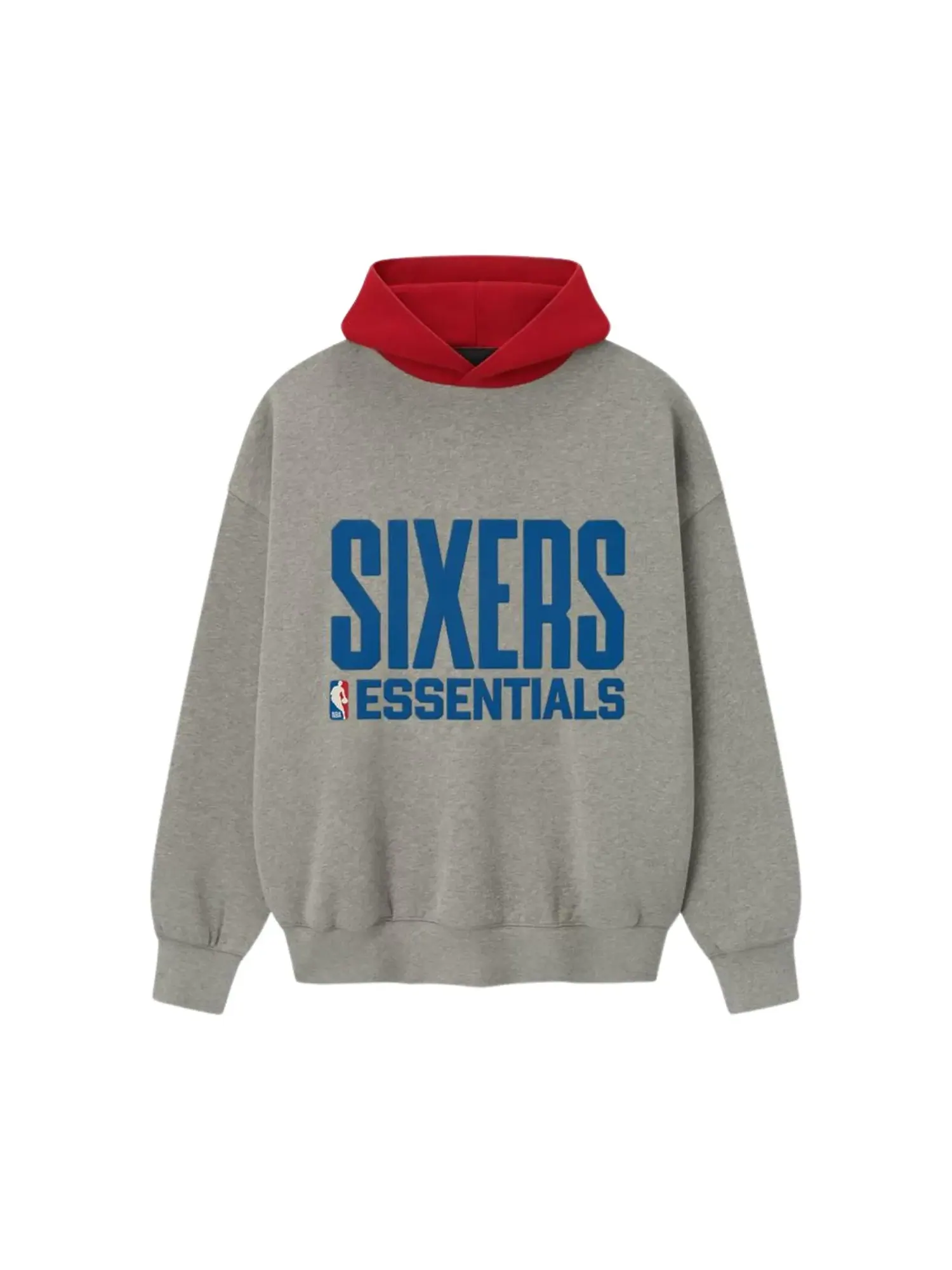 Толстовка Fear of God Essentials Sixers Sport Hoodie — изображение 1 из 2, красный