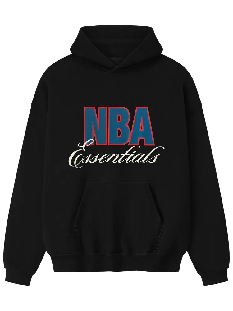 Худи Fear of God Essentials NBA 90s — изображение 1 из 2, черный