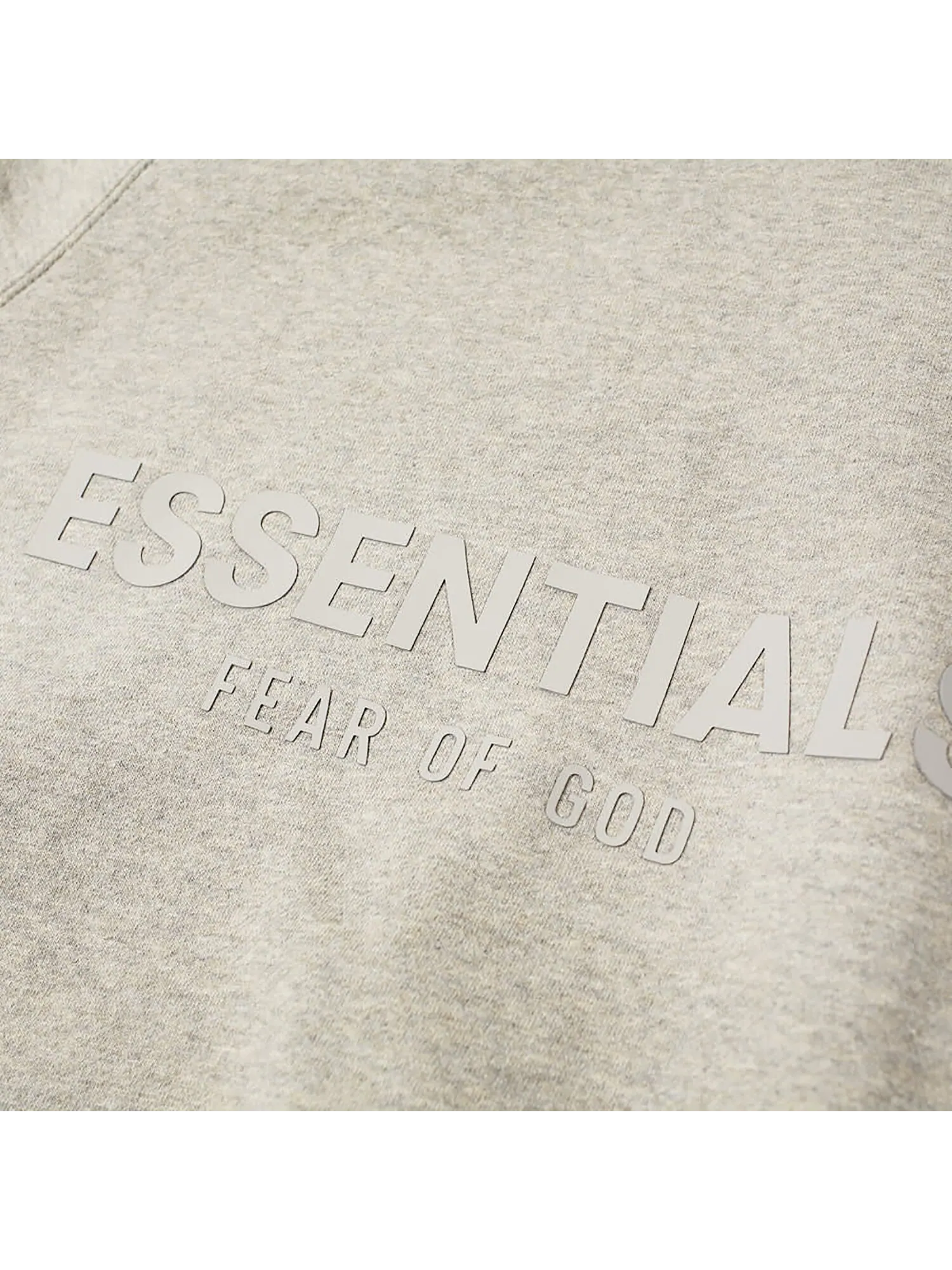 Толстовка Fear of God Essentials Heather Grey — изображение 2 из 2, серый