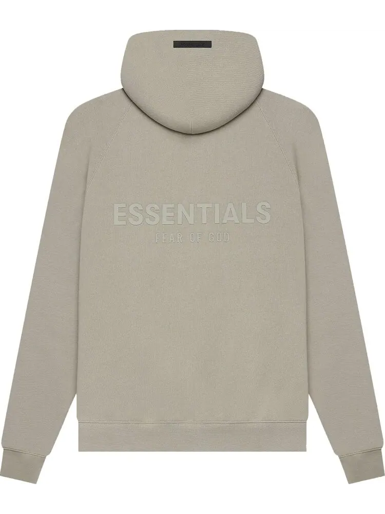 Худи Fear of God Essentials Pull-Over Hoodie 'Moss' — изображение 2 из 2, зеленый
