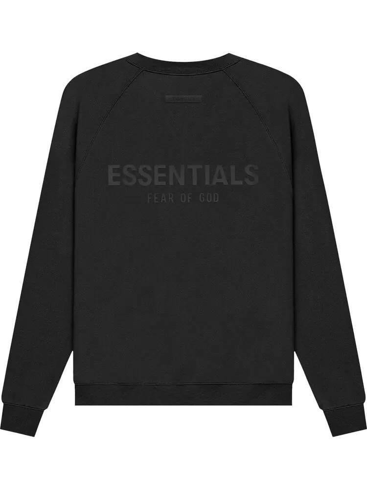 Толстовка Fear of God Essentials Pull-Over Crewneck 'Stretch Limo' — изображение 2 из 2, черный